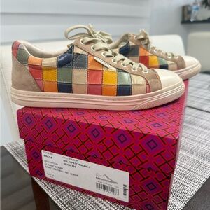 Tory Burch Multicolor Patchwork Sneakers
